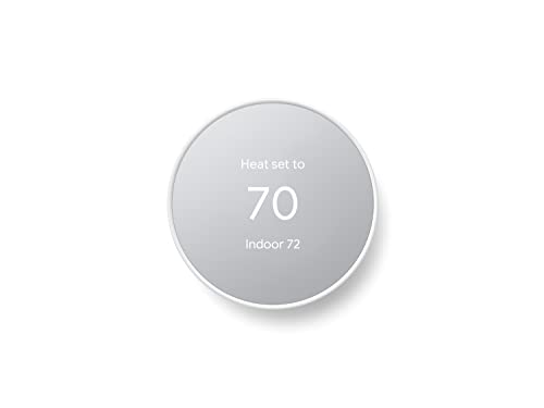 Google Nest Thermostat - Smart Thermostat for Home - Programmable Wifi Thermostat - Snow Google Nest Thermostat - Smart Thermostat for Home - Programmable Wifi Thermostat - Snow