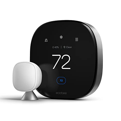 New 2022! ecobee Smart Thermostat Premium with Siri and Alexa and Built in Air Quality Monitor and Smart Sensor New 2022! ecobee Smart Thermostat Premium with Siri and Alexa and Built in Air Quality Monitor and Smart Sensor