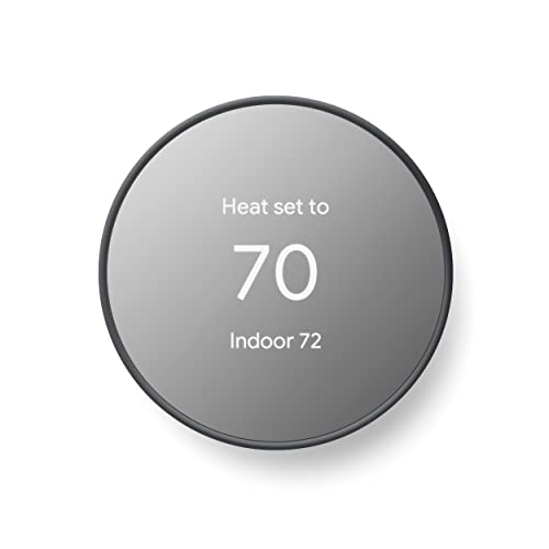 Google Nest Thermostat - Smart Thermostat for Home - Programmable Wifi Thermostat - Charcoal Google Nest Thermostat - Smart Thermostat for Home - Programmable Wifi Thermostat - Charcoal