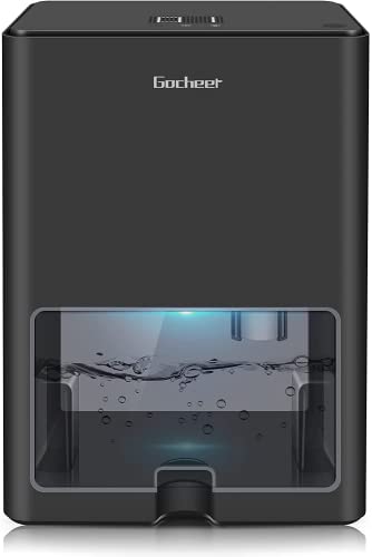 Gocheer 4000ml(128oz) Dehumidifier, Upgraded 7000 Cubic Feet (720 Sq.ft ) Dehumidifiers for Home Portable Ultra Quiet Small Dehumidifier with Auto-Off for Basement Bedroom Bathroom Closet Wardrobe