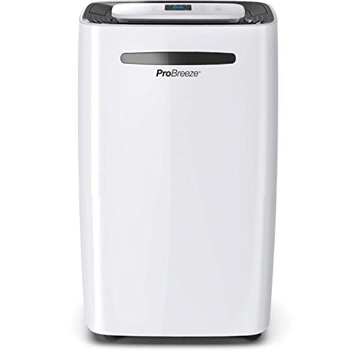 Pro Breeze 50 Pint Dehumidifier - 3250 Sq Ft Dehumidifiers for Home Large Room Basements with Humidity Sensor, Auto Shut Off, Continuous Drainage Hose - Removes Moisture Ideal Dehumidifiers for Basement