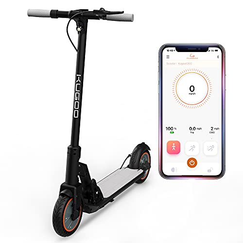KUGOO Electric Scooter, Electric Scooter for Adults, 8.5 Inches Honeycomb Tire Scooter, 350W Pro Scooter, Adult Scooter with APP Monitor, 7.5AH Scooter for Adults Electric Long Range, M2 PRO