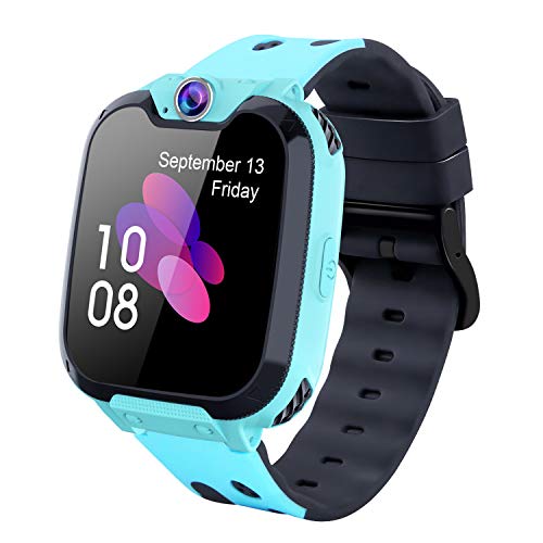 Kids Smart Watch for Boys Girls - HD Touch Screen Sports Smart Watch for 4-12 Years Kids Watches with Camera 16 Learning Games Recorder Alarm Music Player for Children Teen Students (Blue) Kids Smart Watch for Boys Girls - HD Touch Screen Sports Smart Watch for 4-12 Years Kids Watches with Camera 16 Learning Games Recorder Alarm Music Player for Children Teen Students (Blue)