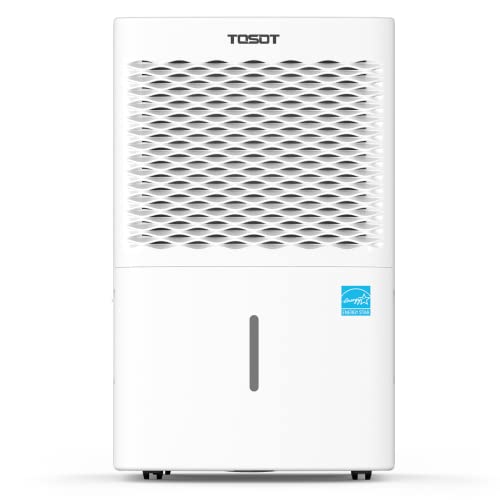 TOSOT 50 Pint 4,500 Sq Ft Dehumidifier Energy Star - for Home, Basement, Bedroom or Bathroom - Super Quiet (Previous 70 Pint)