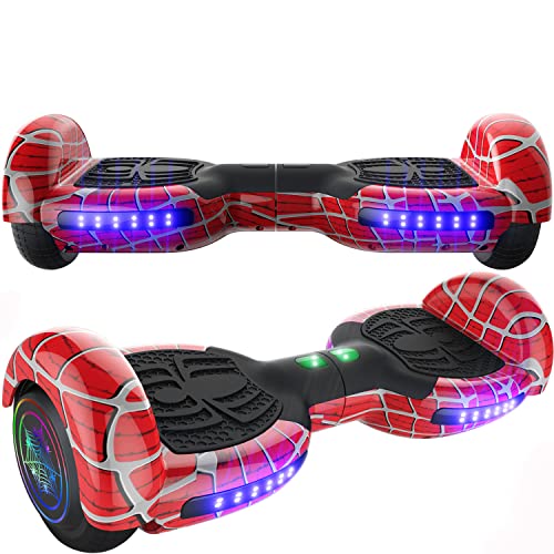 Emaxusa Hoverboard for Kids, with Bluetooth Speaker and LED Lights 6.5" Wheels Self Balancing Scooter Hoverboard for Kids Ages 6-12, UL Safety Certified (Red) Emaxusa Hoverboard for Kids, with Bluetooth Speaker and LED Lights 6.5" Wheels Self Balancing Scooter Hoverboard for Kids Ages 6-12, UL Safety Certified (Red)